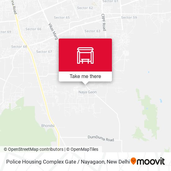 Police Housing Complex Gate / Nayagaon map