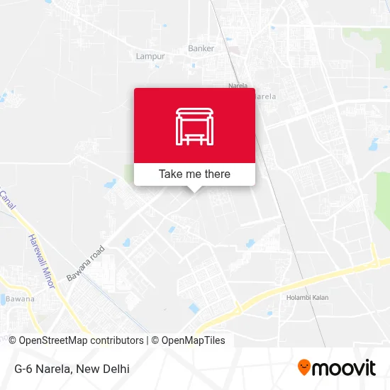 G-6 Narela map