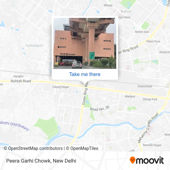 Peera Garhi Chowk map