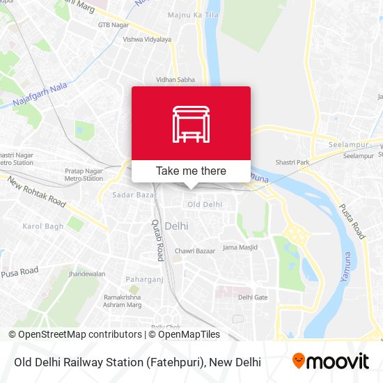 Old Delhi Railway Station (Fatehpuri) map
