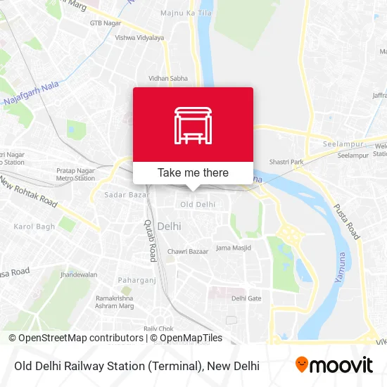 Old Delhi Railway Station (Terminal) map