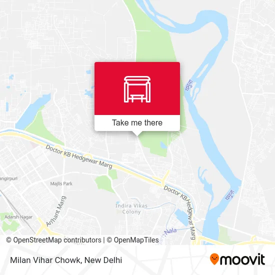 Milan Vihar Chowk map