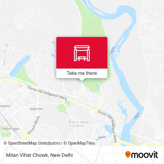 Milan Vihar Chowk map