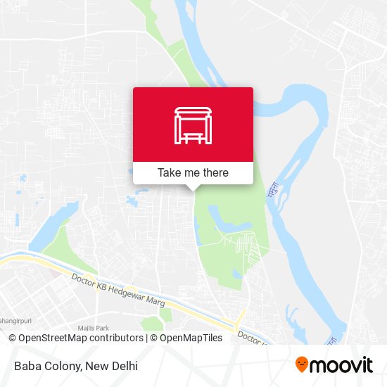 Baba Colony map