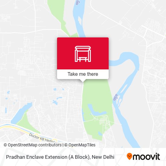 Pradhan Enclave Extension (A Block) map