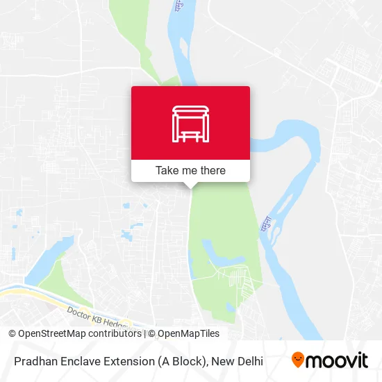 Pradhan Enclave Extension (A Block) map