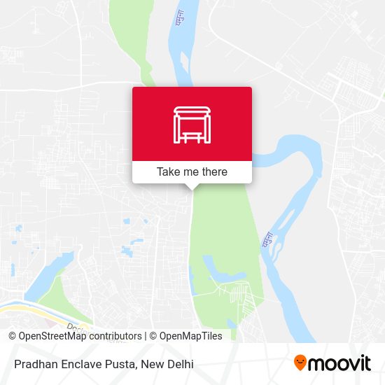 Pradhan Enclave Pusta map