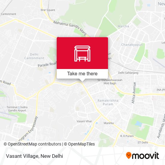 Vasant Village map