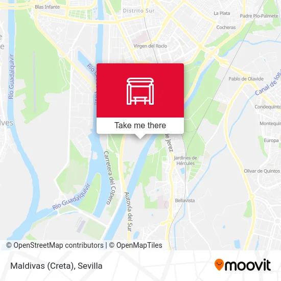 Maldivas (Creta) map