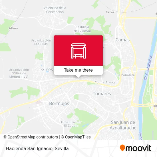 Hacienda San Ignacio map