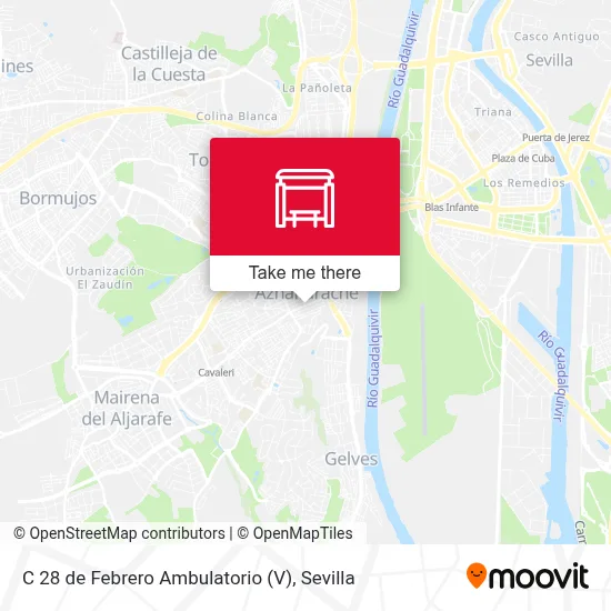 C 28 de Febrero Ambulatorio (V) map