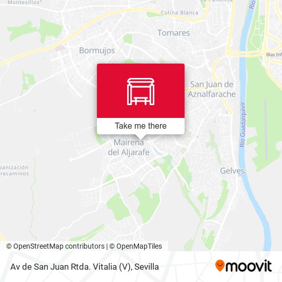 mapa Av de San Juan Rtda. Vitalia