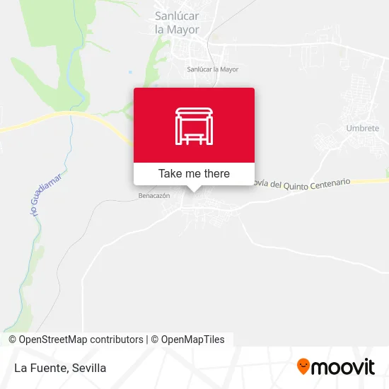 La Fuente map
