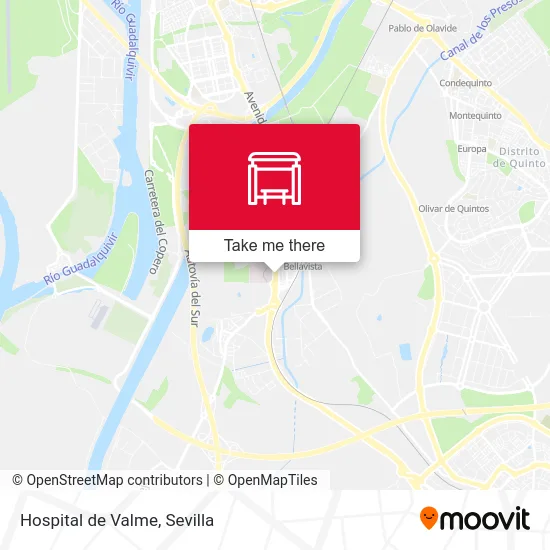 Hospital de Valme map