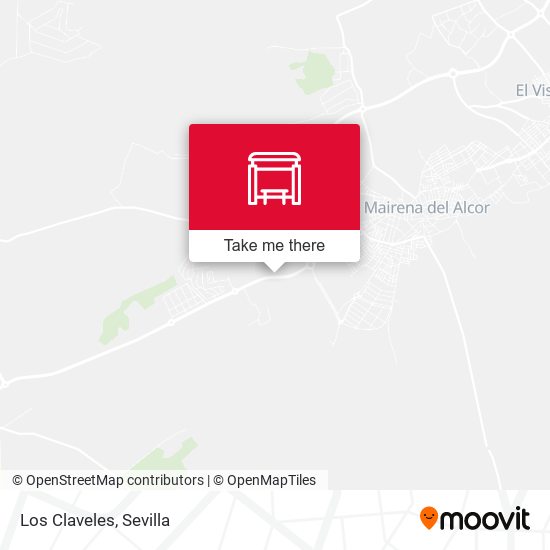 Los Claveles map