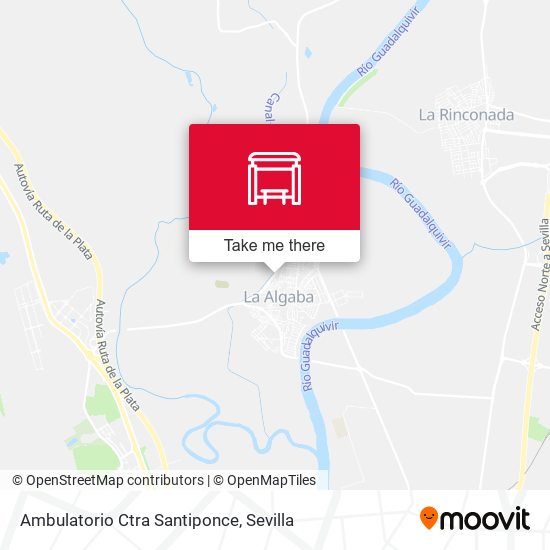 mapa Ambulatorio Ctra Santiponce