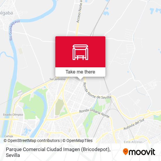 Parque Comercial Ciudad Imagen (Bricodepot) map