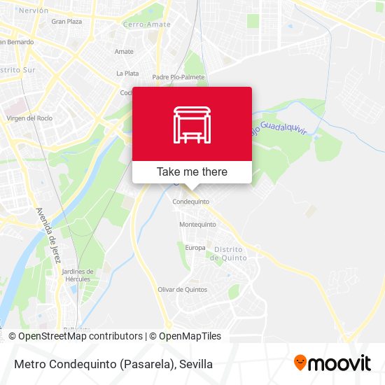 mapa Metro Condequinto (Pasarela)