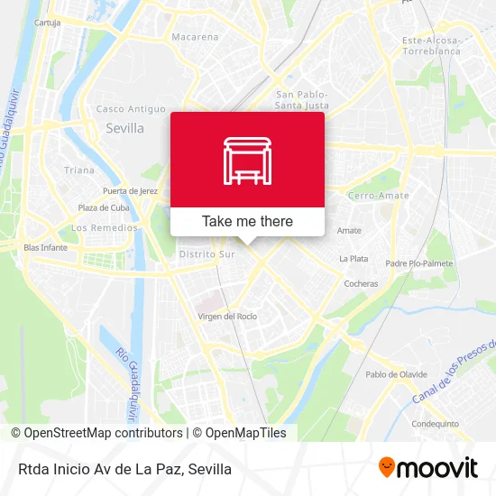 mapa Rtda Inicio Av de La Paz