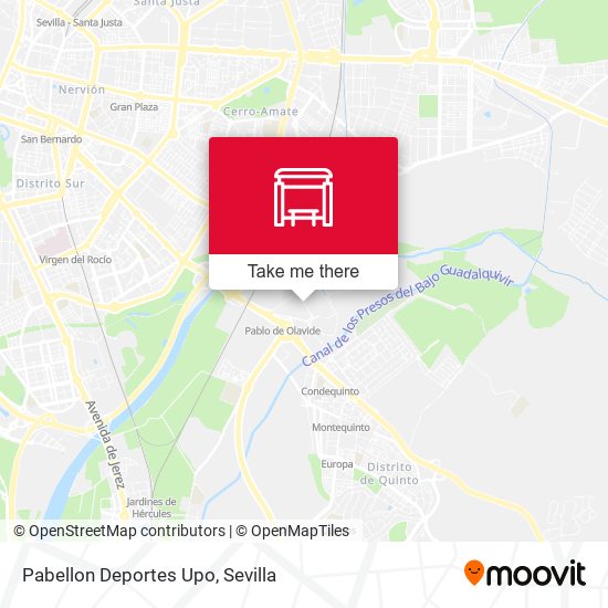 Pabellon Deportes Upo map