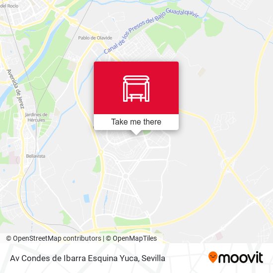 mapa Av Condes de Ibarra Esquina Yuca