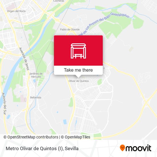 Metro Olivar de Quintos (I) map