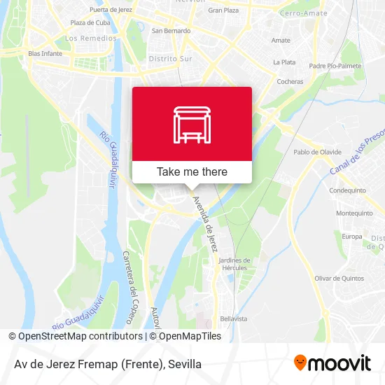 Av de Jerez Fremap (Frente) map