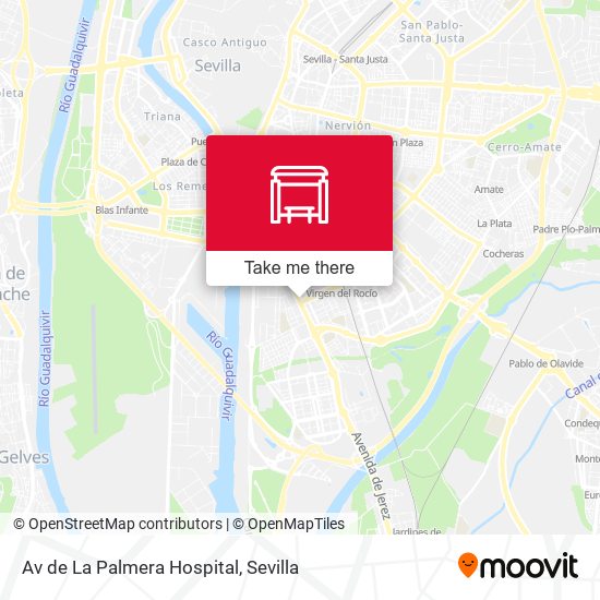 Av de La Palmera Hospital map