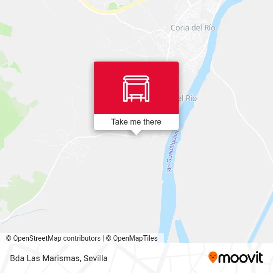 Bda Las Marismas map