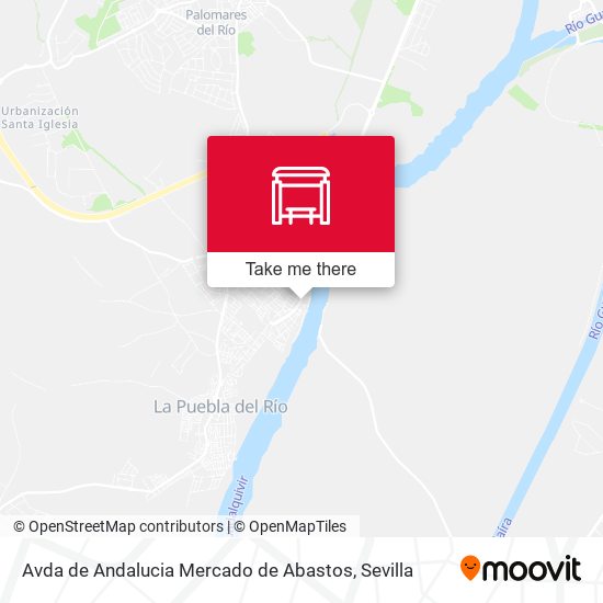 mapa Avda de Andalucia Mercado de Abastos