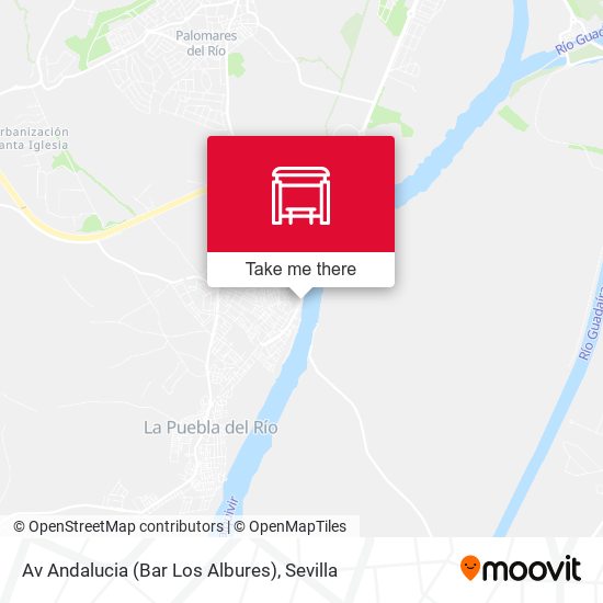 mapa Av Andalucia (Bar Los Albures)