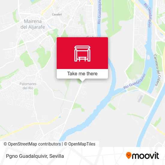 Pgno Guadalquivir map