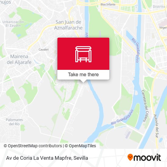 mapa Av de Coria La Venta Mapfre