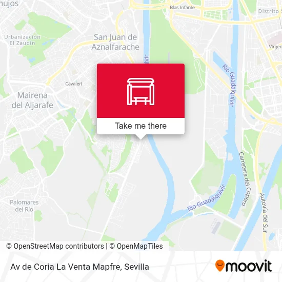Av de Coria La Venta Mapfre map