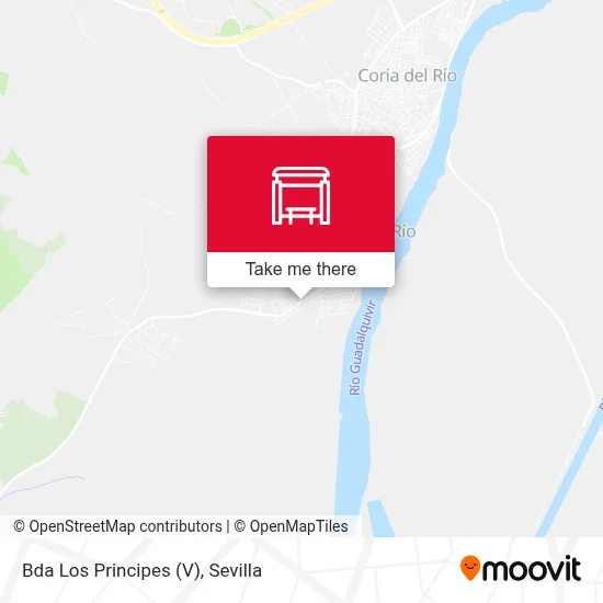 Bda Los Principes (V) map