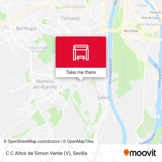 C C Altos de Simon Verde map