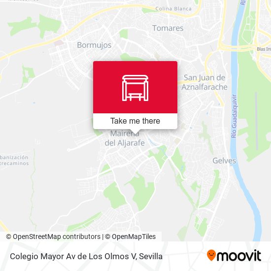 Colegio Mayor Av de Los Olmos V map