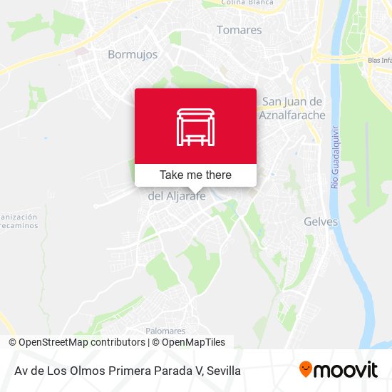 mapa Av de Los Olmos Primera Parada V