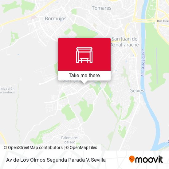 mapa Av de Los Olmos Segunda Parada V