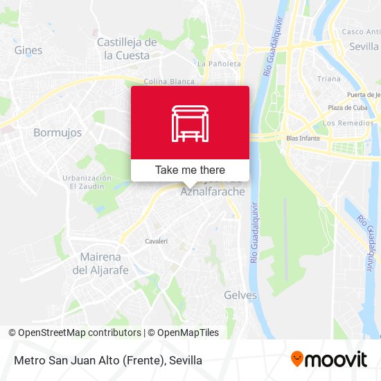 mapa Metro San Juan Alto (Frente)