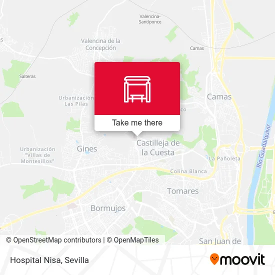 Hospital Nisa map
