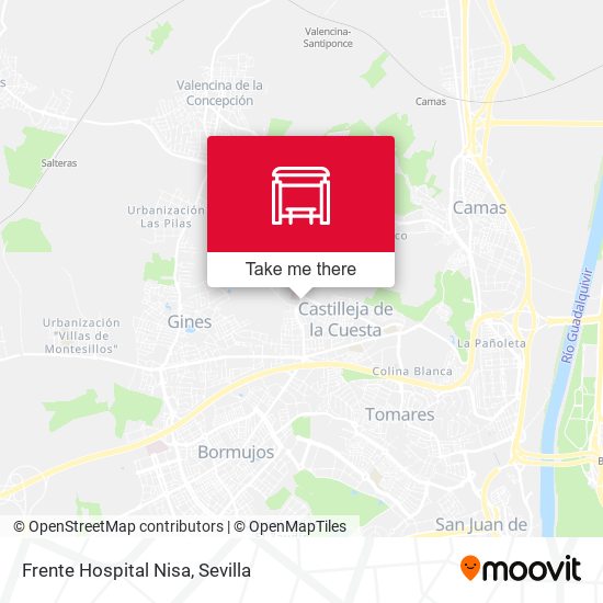 Frente Hospital Nisa map