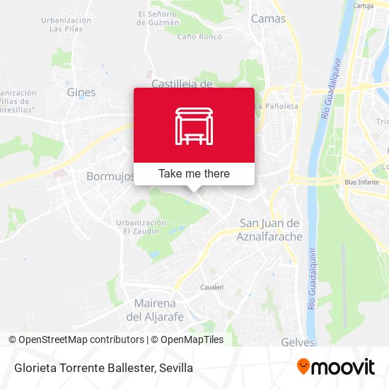 mapa Glorieta Torrente Ballester