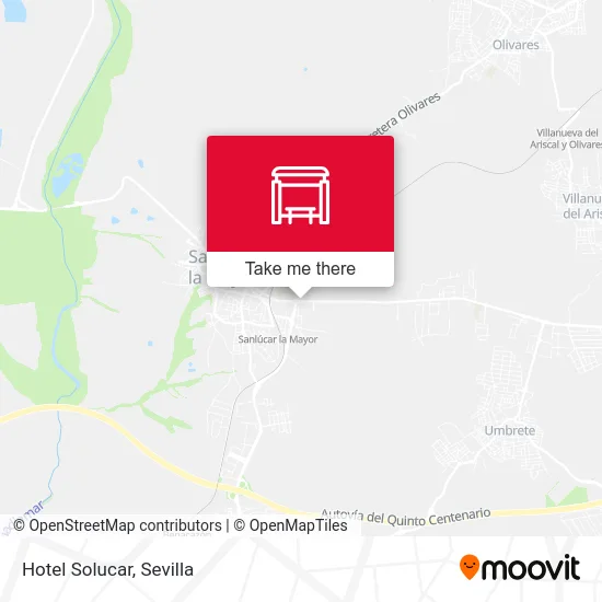 Hotel Solucar map