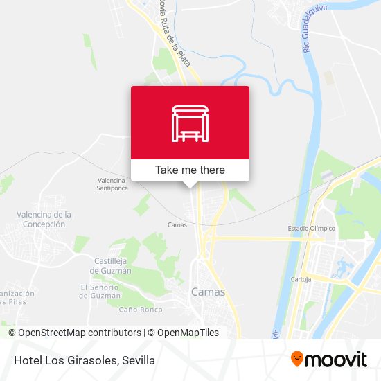 Hotel Los Girasoles map