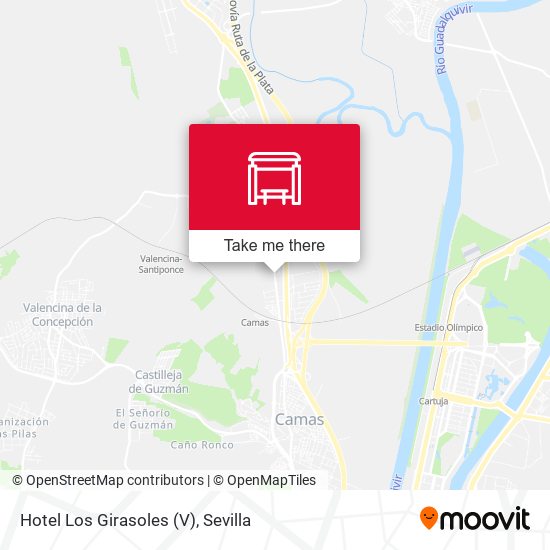 Hotel Los Girasoles (V) map