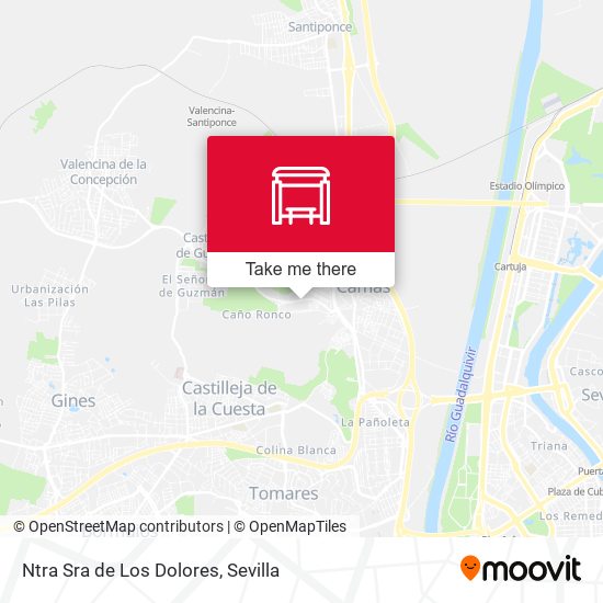 Ntra Sra de Los Dolores map