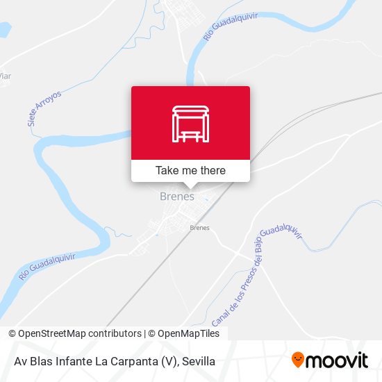 Av Blas Infante La Carpanta (V) map