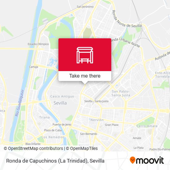 Ronda de Capuchinos (La Trinidad) map