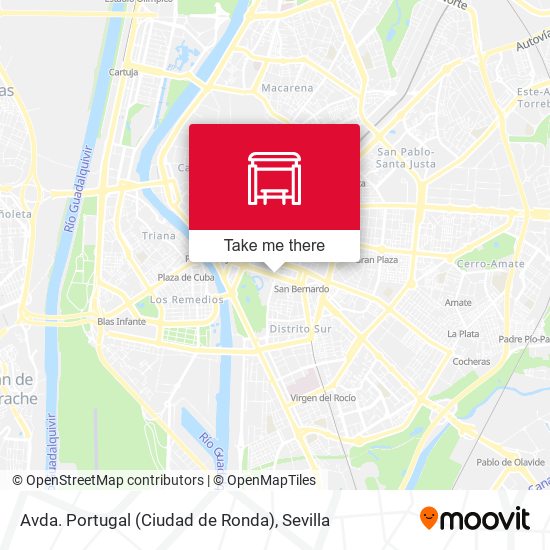 Avda. Portugal (Ciudad de Ronda) map